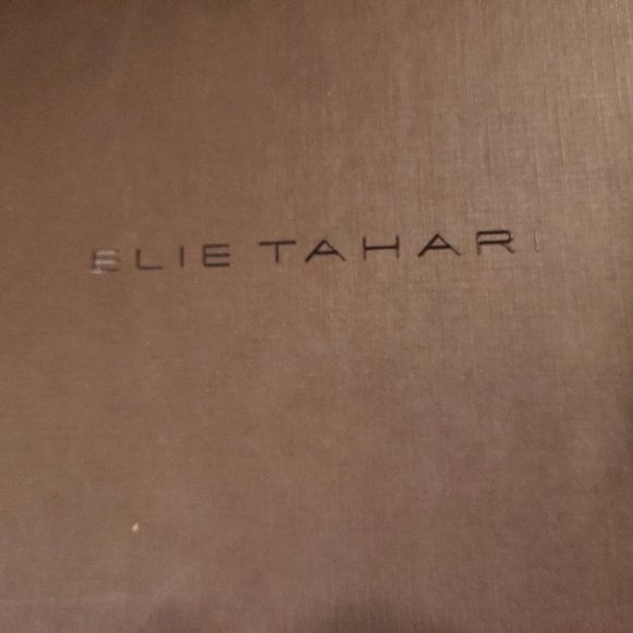 Elie Tahari Knee High Boots, Black, Stretch Nappa, size  Europe 37.5/American 7 - Picture 1 of 1